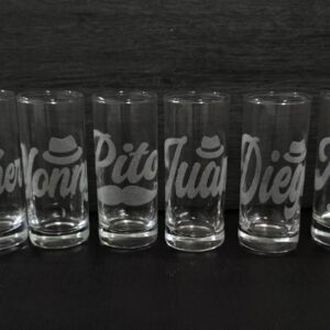 copas tequileras personalizadas con grabado láser – 2½ oz