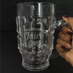 vasos cerveceros personalizados con grabado láser – 17 oz / 525 ml