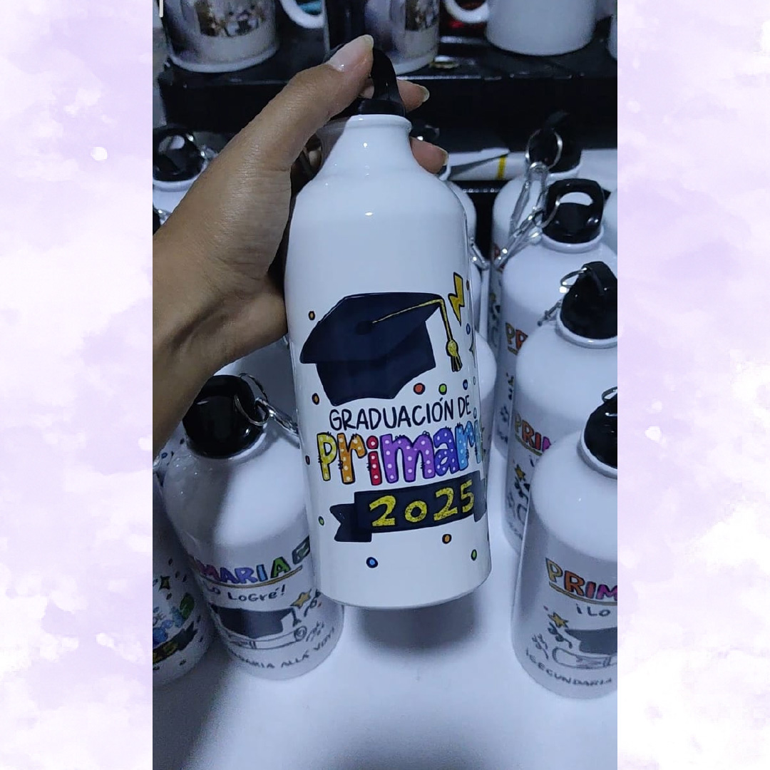 caramañola personalizada de aluminio 600 ml caramañola personalizada de aluminio 600 ml