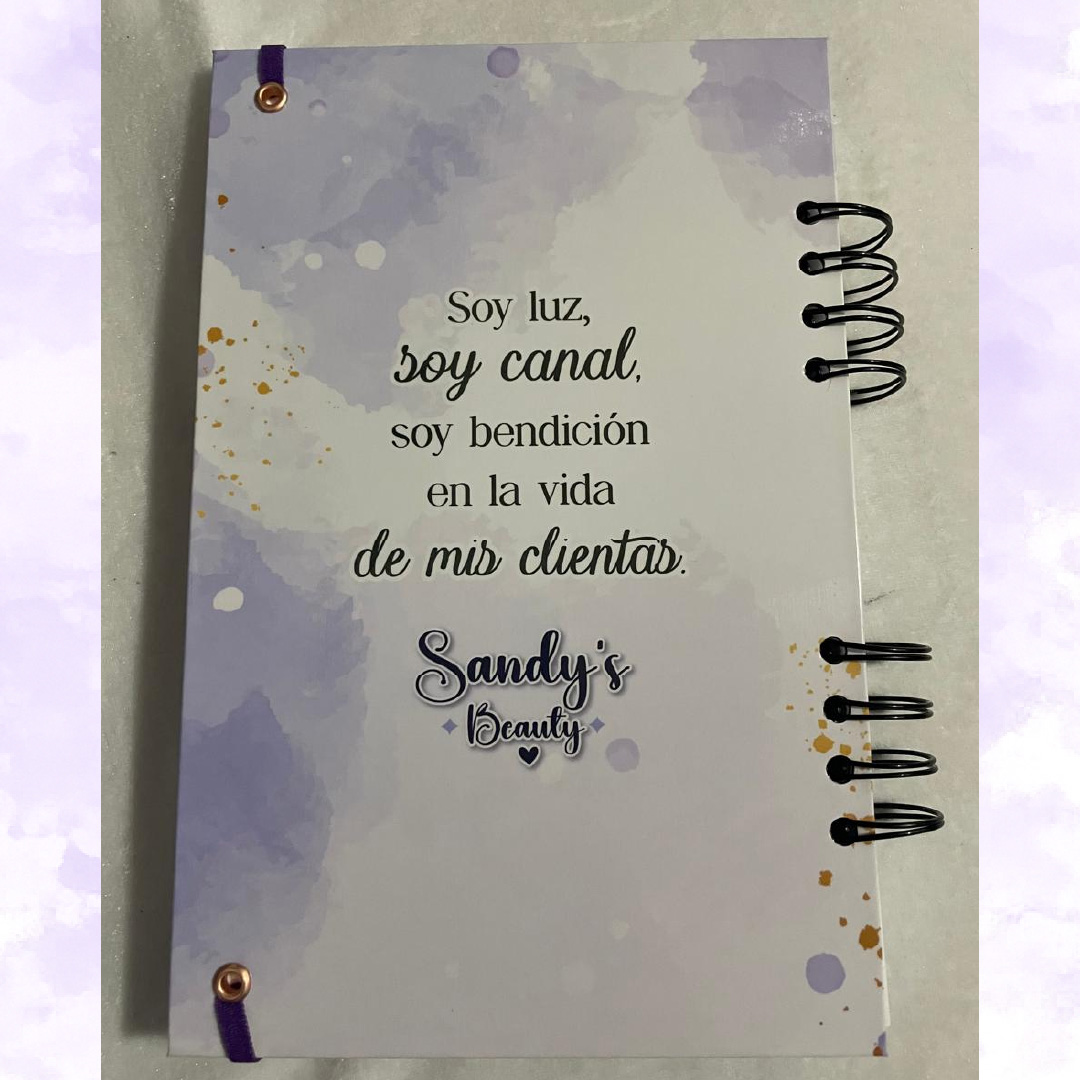 agenda de citas personalizada | 80 hojas agenda de citas personalizada | 80 hojas