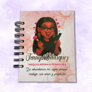 libreta personalizada pequeña rayada o cuadriculada