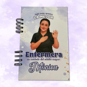 agenda planeador diario 180 hojas personalizada