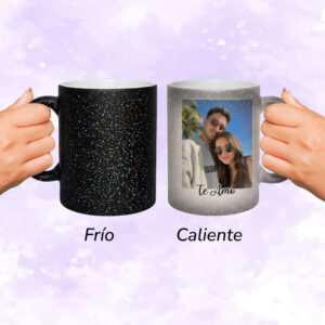 mug mágico glitter